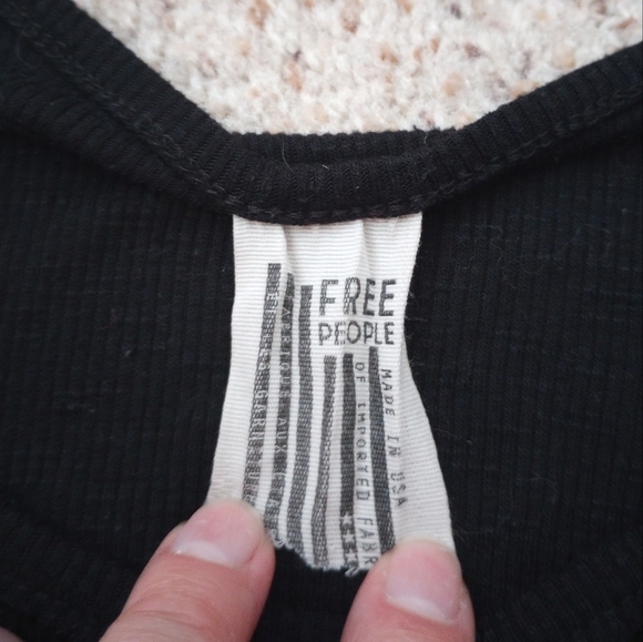 Free People Black Tank Top - Picture 4 of 4